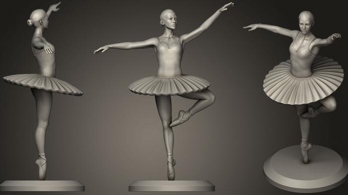 Figurines of girls (STKGL_0242) 3D model for CNC machine